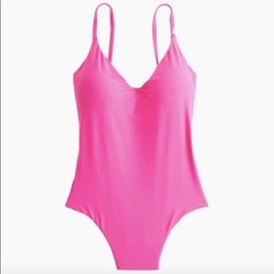 NWOT Scoop Back Pink One Piece